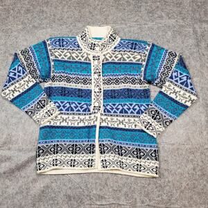 Inka Tradition Sweater Womens Small? Baby Alpaca Aztec Geometric Knit Peruvian
